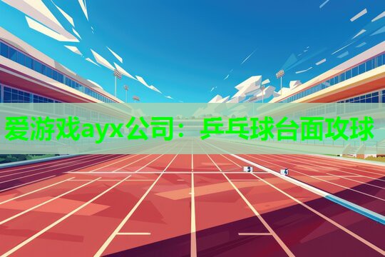 爱游戏ayx公司：乒乓球台面攻球